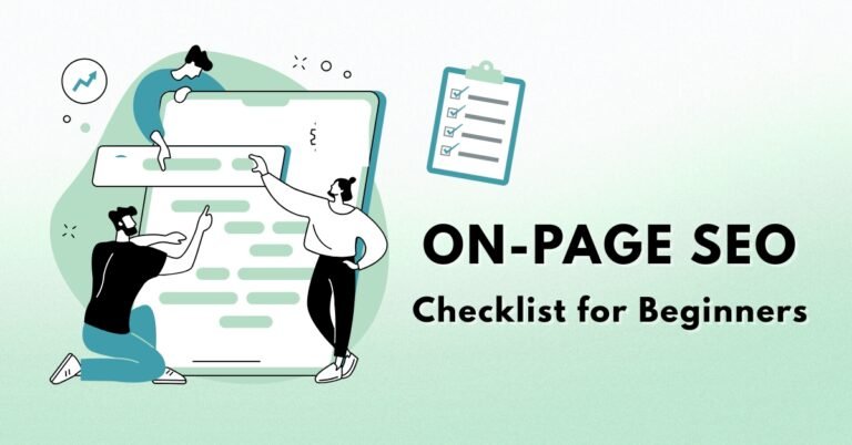 On-Page SEO Checklist for Beginners